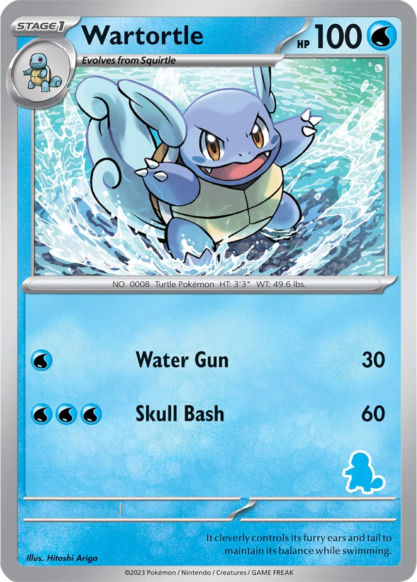 Wartortle - Non-holo - Squirtle