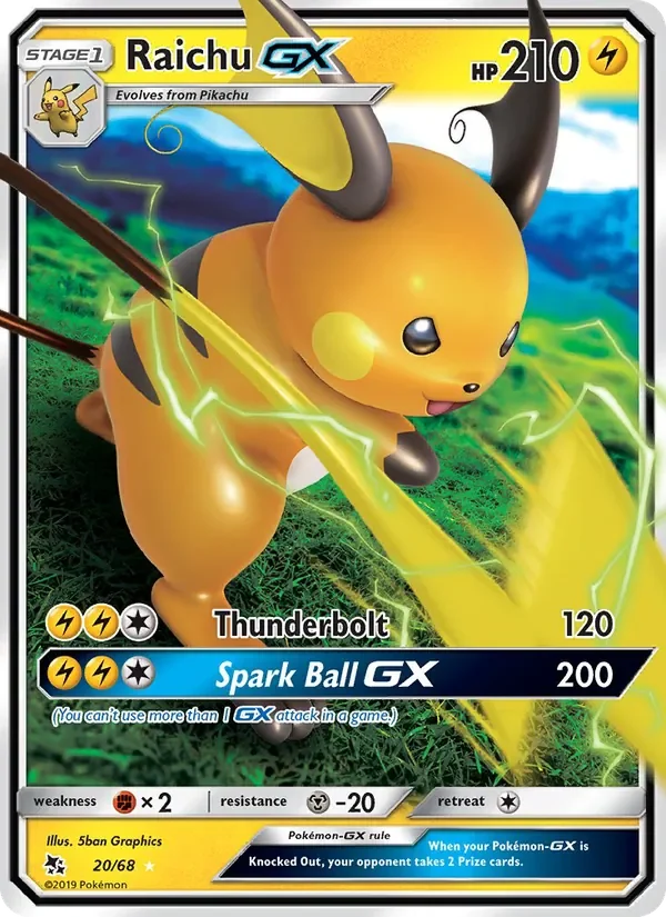 Raichu GX - Non-holo