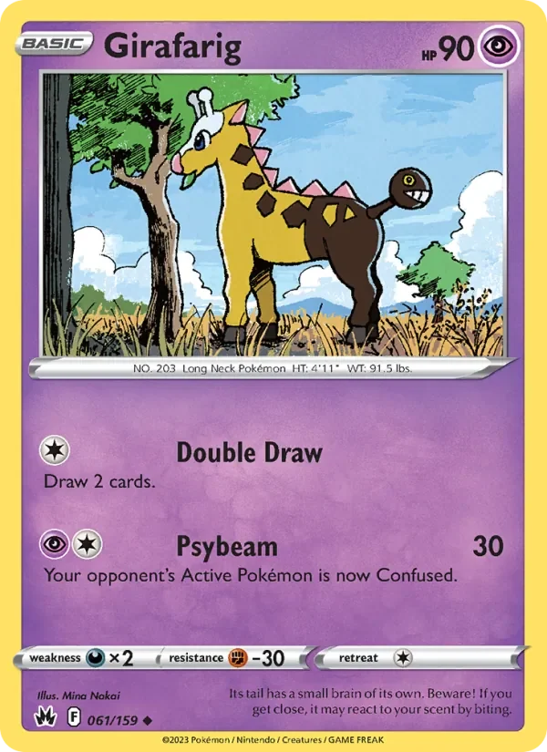 Girafarig - Non-holo