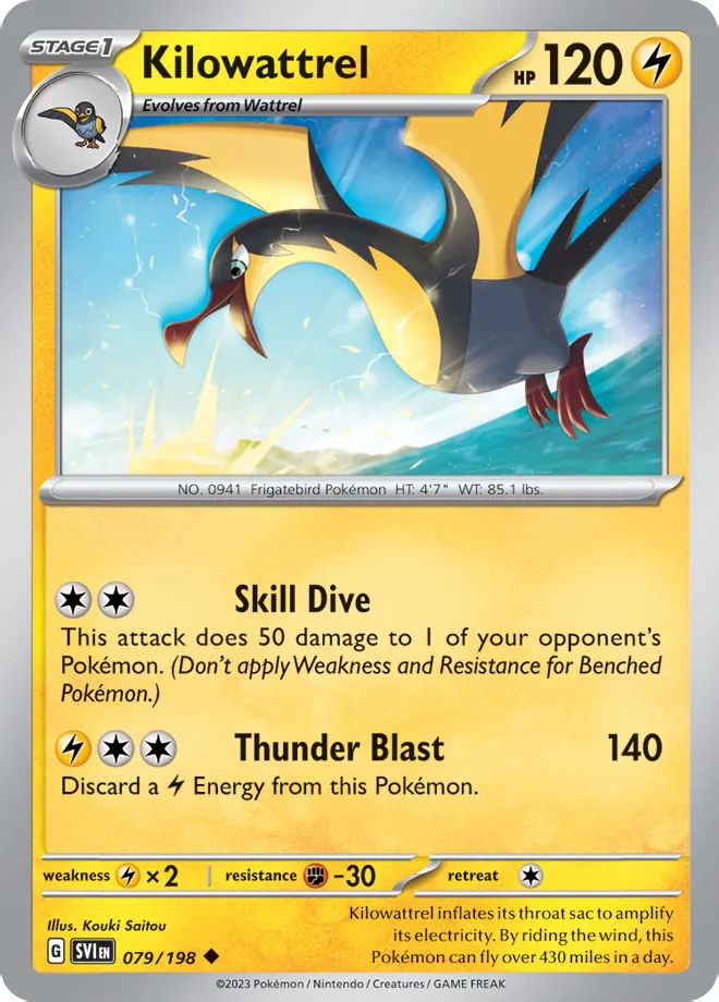 Kilowattrel - Non-holo