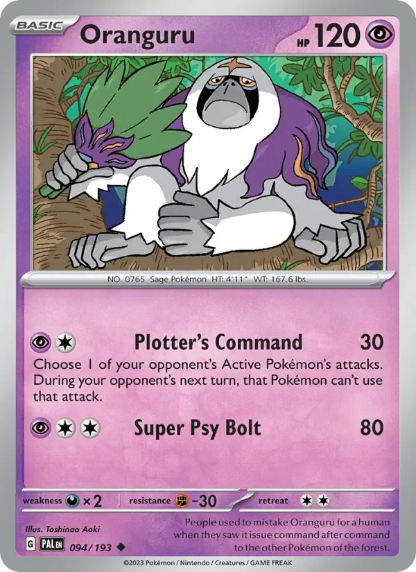 Oranguru - Non-holo