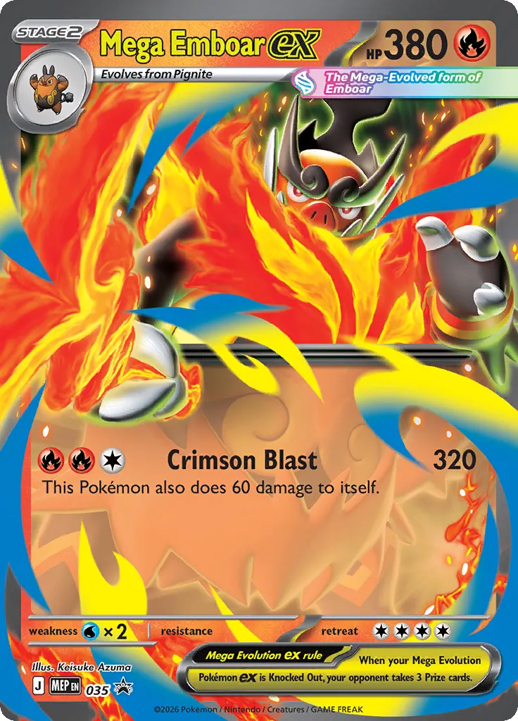 Mega Emboar ex - Holo