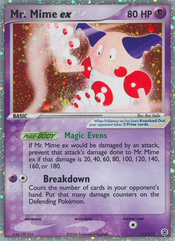 Mr. Mime ex - Holo