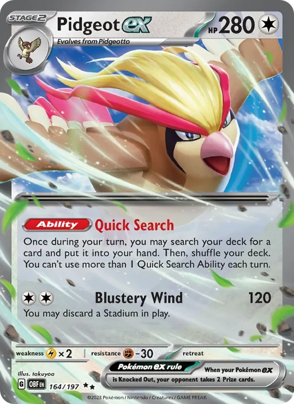 Pidgeot ex - Holo