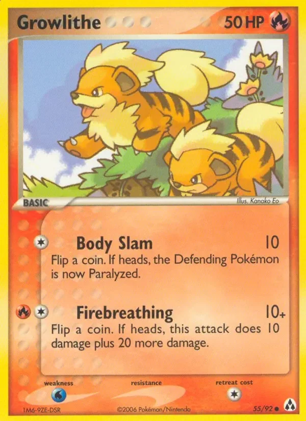 Growlithe - Non-holo