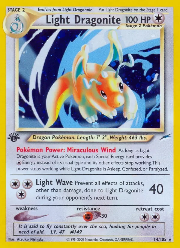 Light Dragonite - Holo