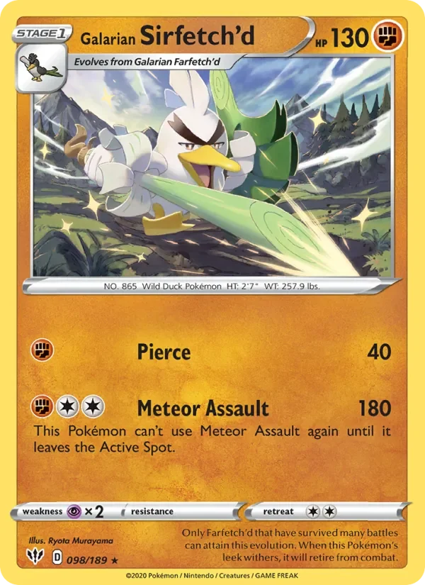 Galarian Sirfetch'd - Non-holo
