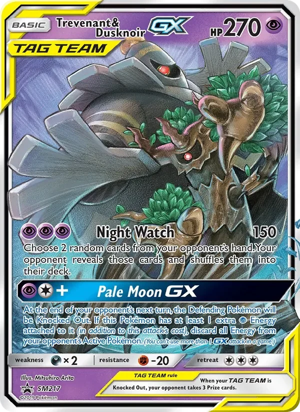 Trevenant & Dusknoir GX - Non-holo