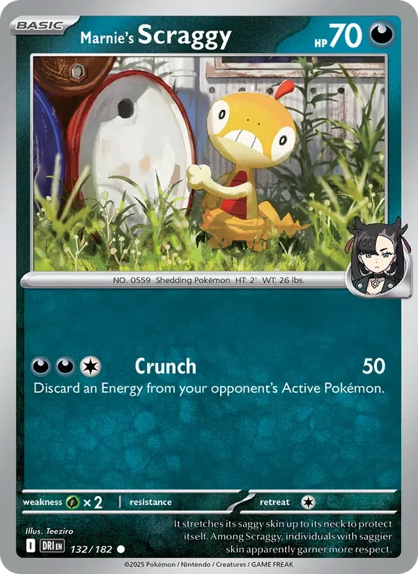 Marnie's Scraggy - Non-holo