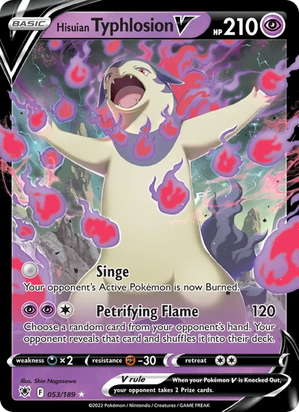 Hisuian Typhlosion V - Holo