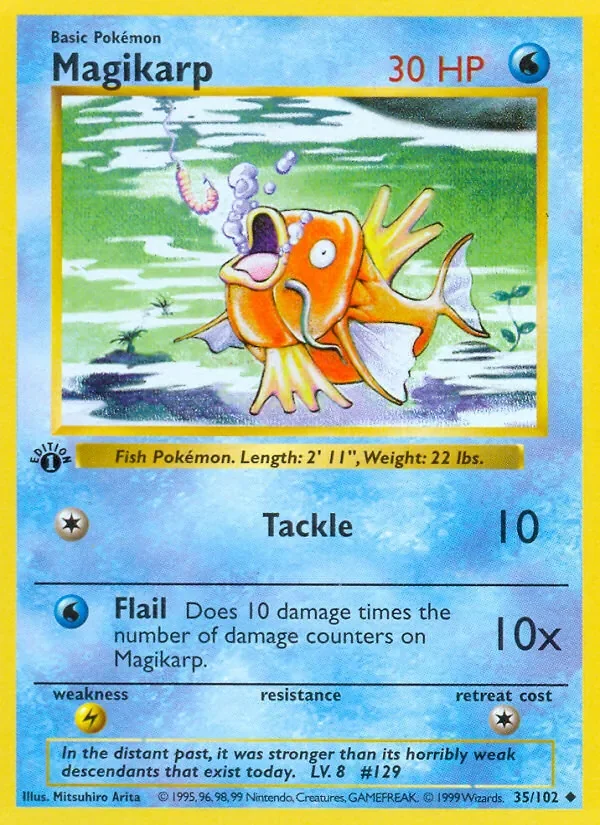 Magikarp - Non-holo - 1999-2000 copyright
