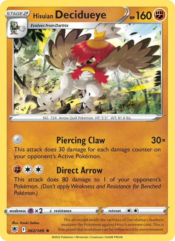 Hisuian Decidueye - Holo