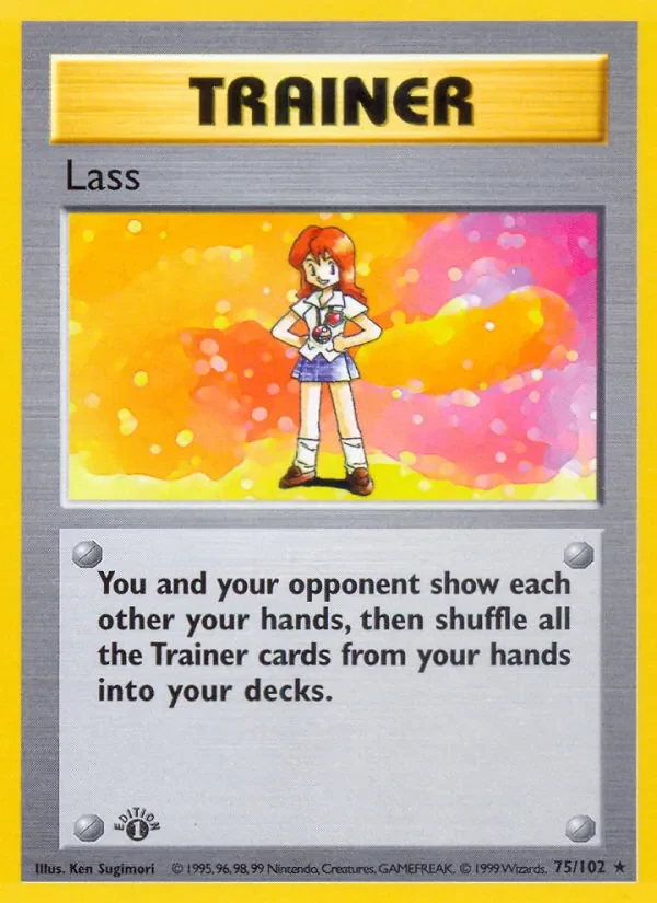 Lass - Non-holo - 1999-2000 copyright