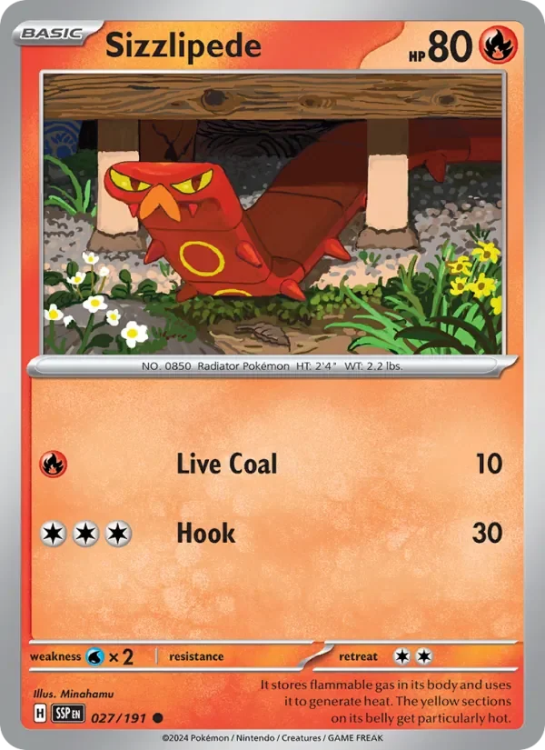 Sizzlipede - Non-holo