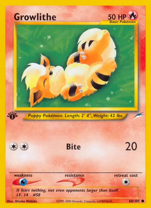 Growlithe - Non-holo