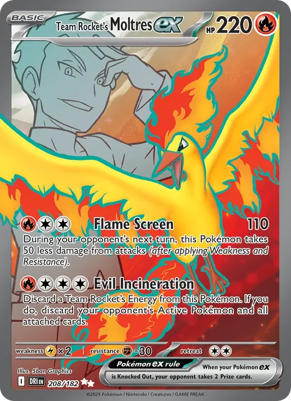 Team Rocket's Moltres ex - Full Art