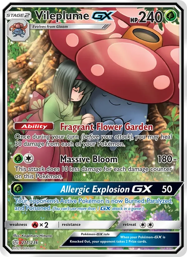 Vileplume GX - Non-holo