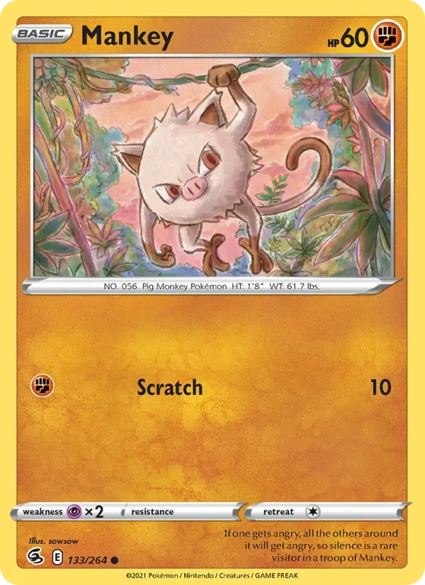 Mankey - Non-holo