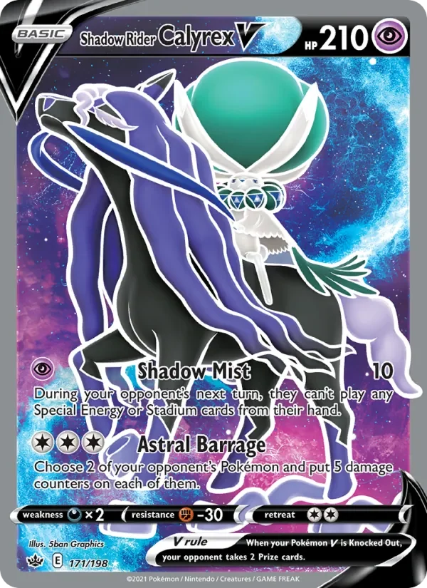 Shadow Rider Calyrex V - Holo