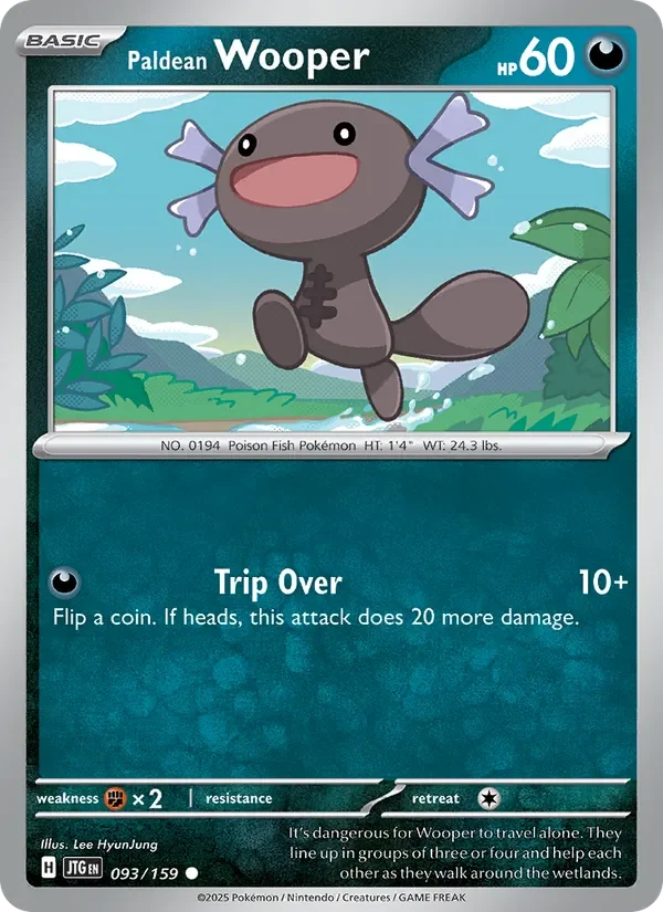 Paldean Wooper - Non-holo