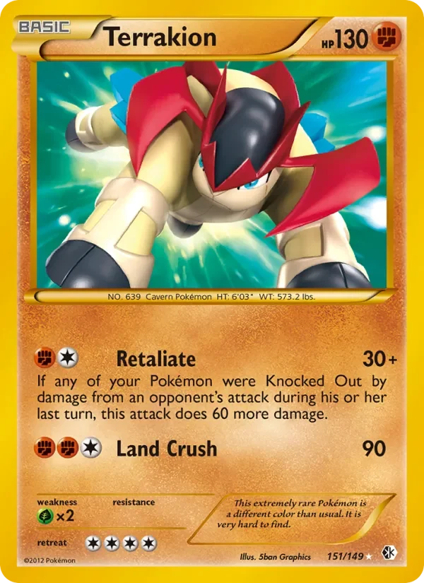 Terrakion - Non-holo