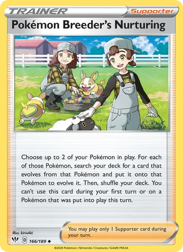 Pokémon Breeder's Nurturing - Non-holo