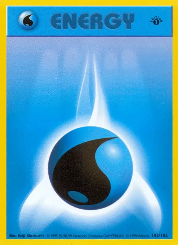 Water Energy - Non-holo - 1999-2000 copyright