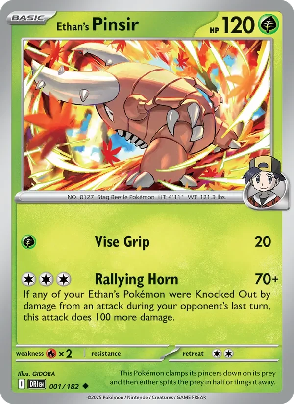 Ethan's Pinsir - Non-holo