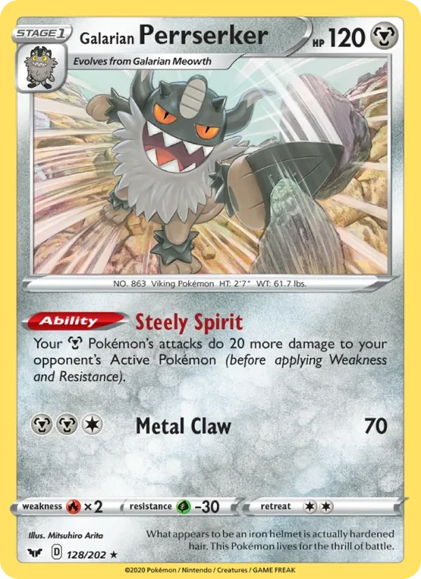 Galarian Perrserker - Holo