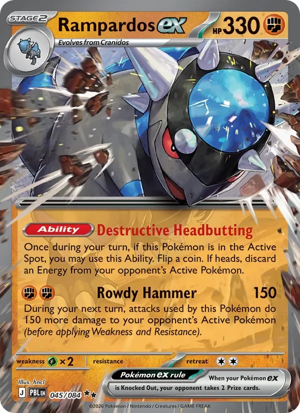 Rampardos ex - Holo