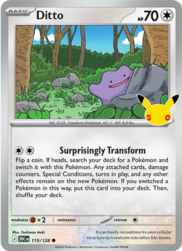 Ditto - Non-holo - 30th Anniversary