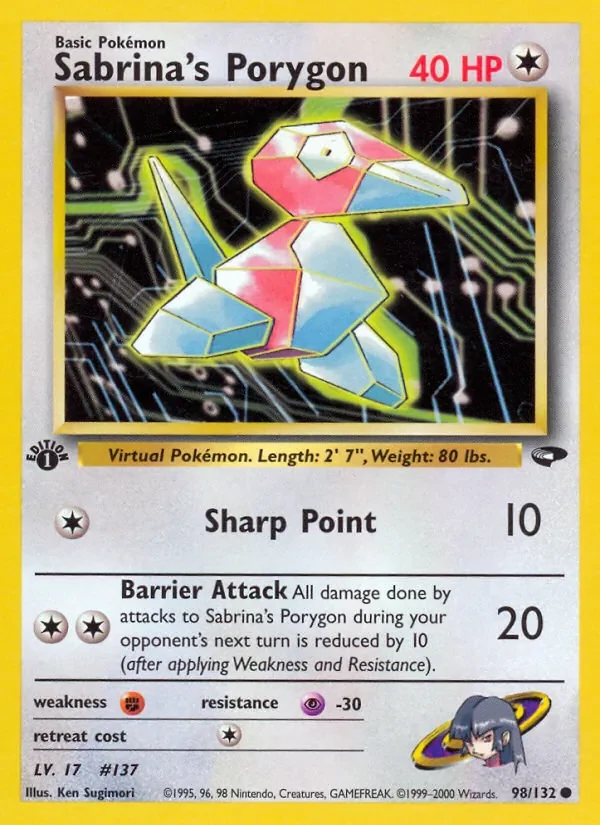 Sabrina's Porygon - Non-holo