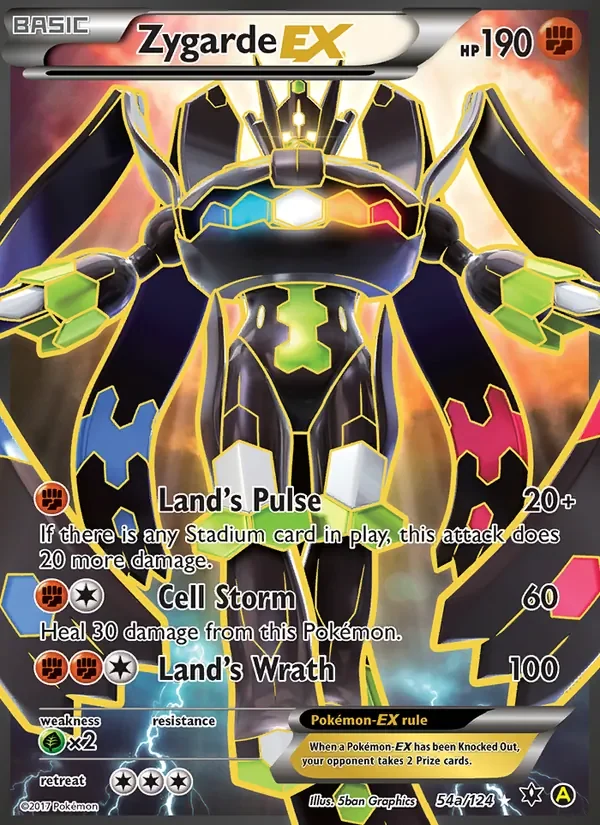 Zygarde EX - Non-holo