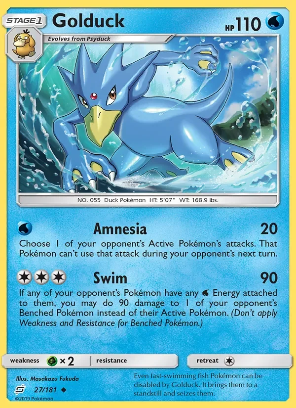 Golduck - Non-holo