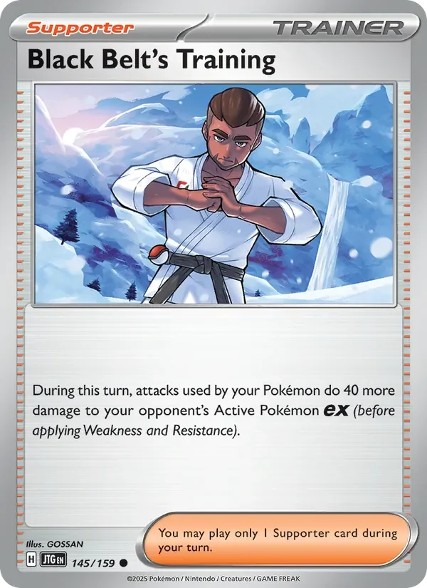 Black Belt's Training - Non-holo