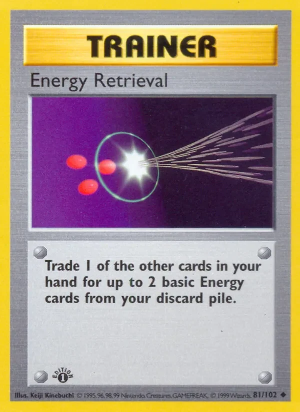 Energy Retrieval - Non-holo - 1999-2000 copyright