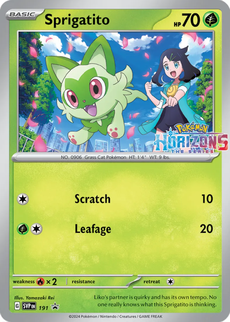 Sprigatito - Holo - Horizons
