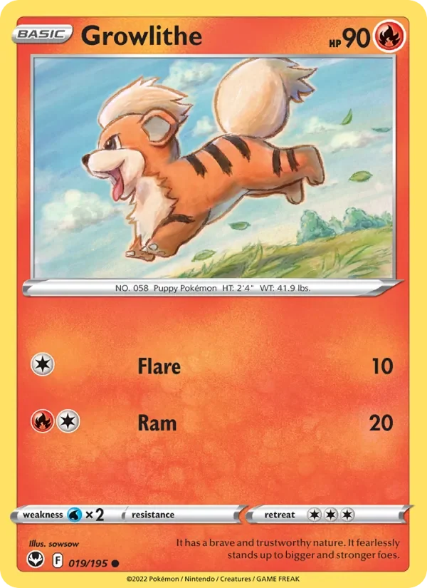 Growlithe - Non-holo