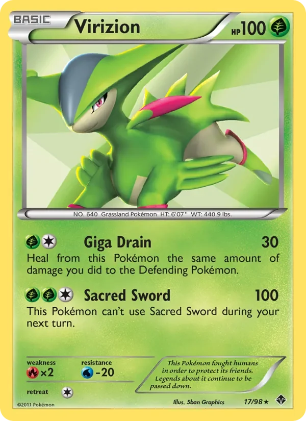 Virizion - Non-holo