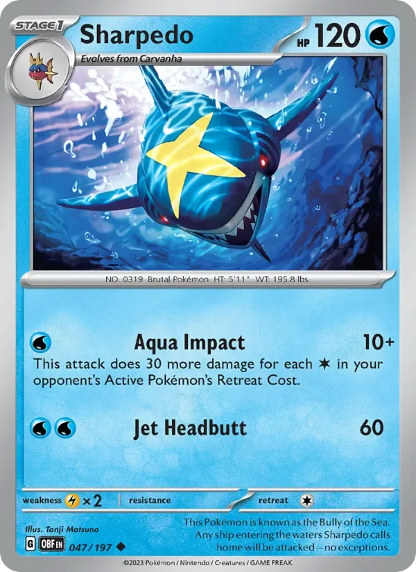 Sharpedo - Non-holo