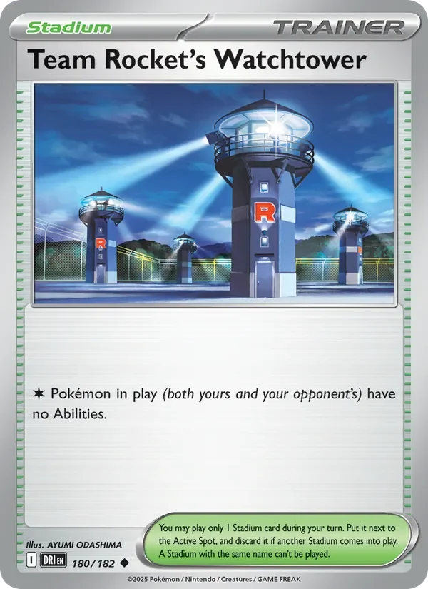 Team Rocket's Watchtower - Non-holo