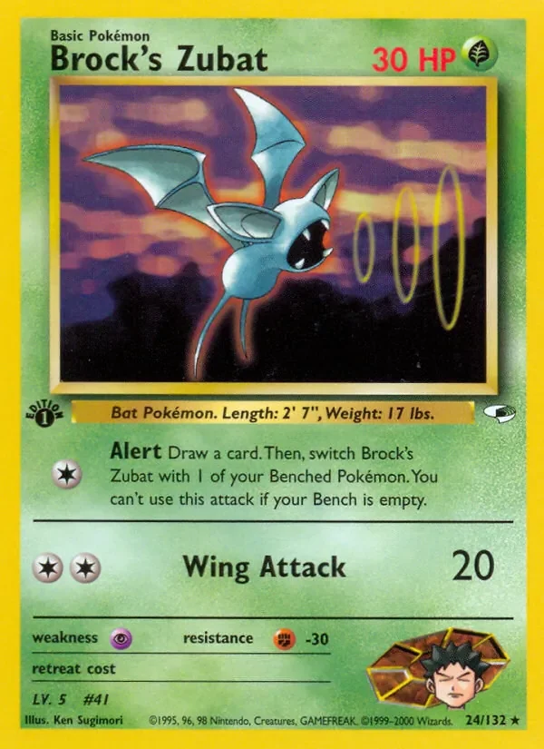 Brock's Zubat - Non-holo