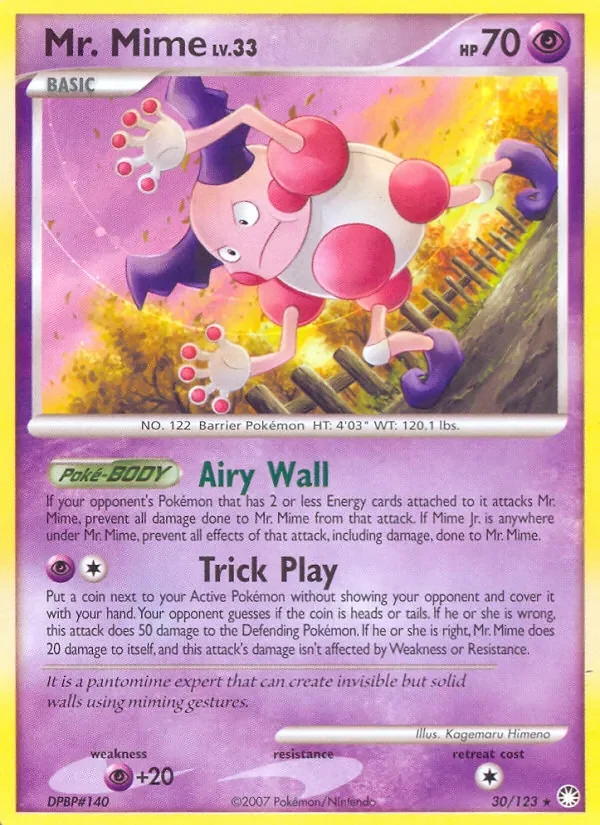 Mr. Mime - Non-holo