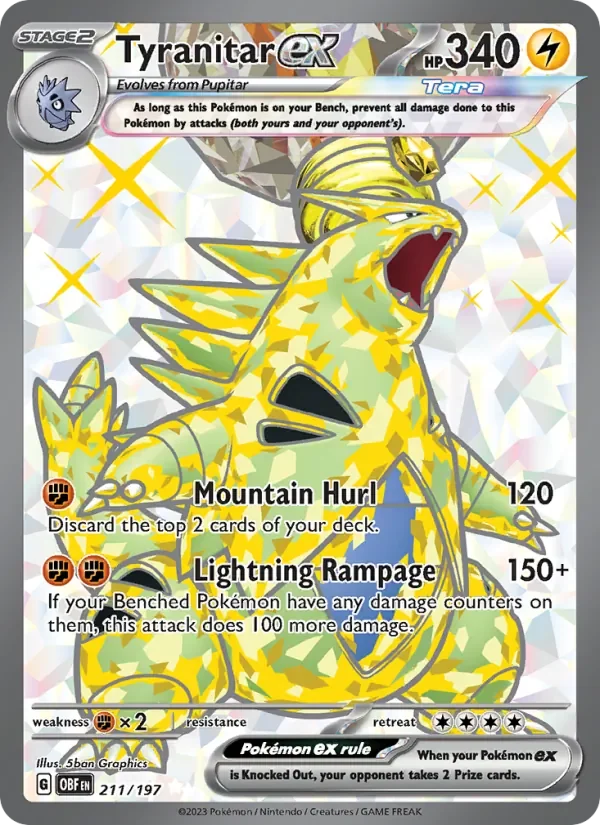 Tyranitar ex - Full Art