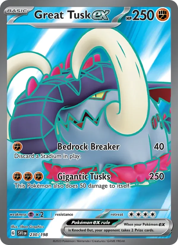 Great Tusk ex - Full Art