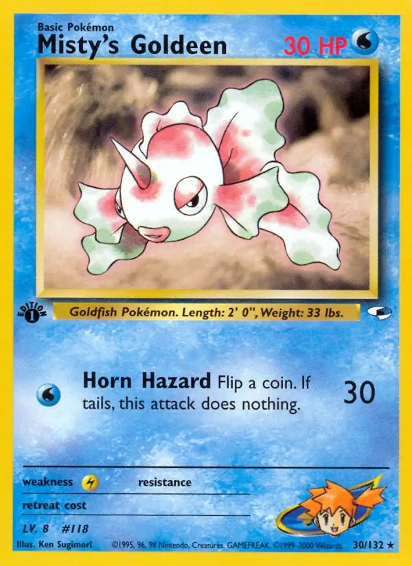 Misty's Goldeen - Non-holo