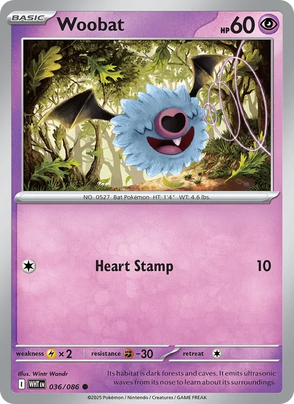 Woobat - Non-holo