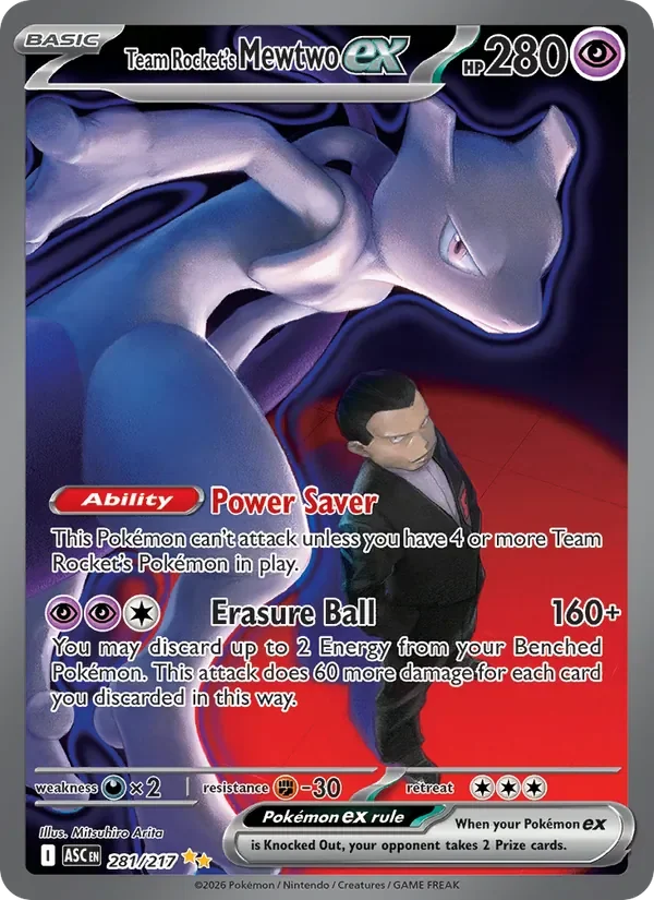 Team Rocket's Mewtwo ex - Full Art