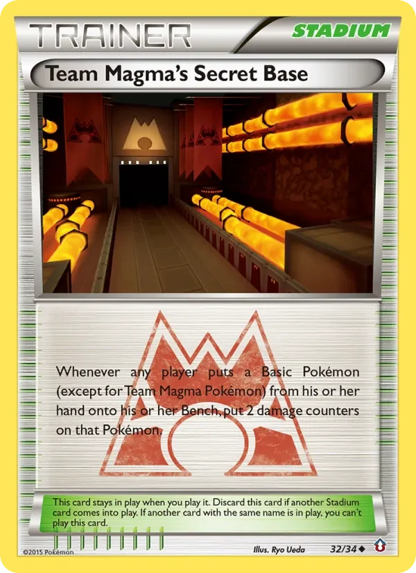 Team Magma's Secret Base - Non-holo