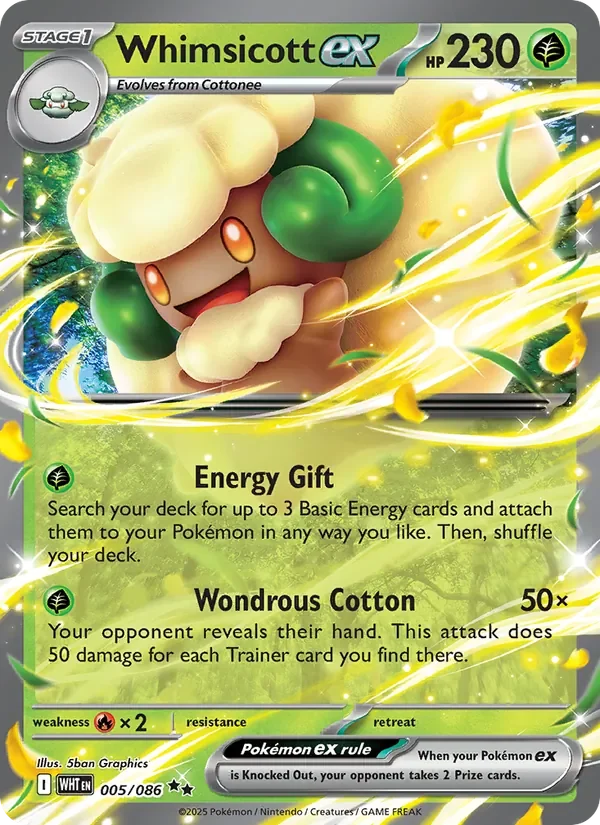 Whimsicott ex - Holo